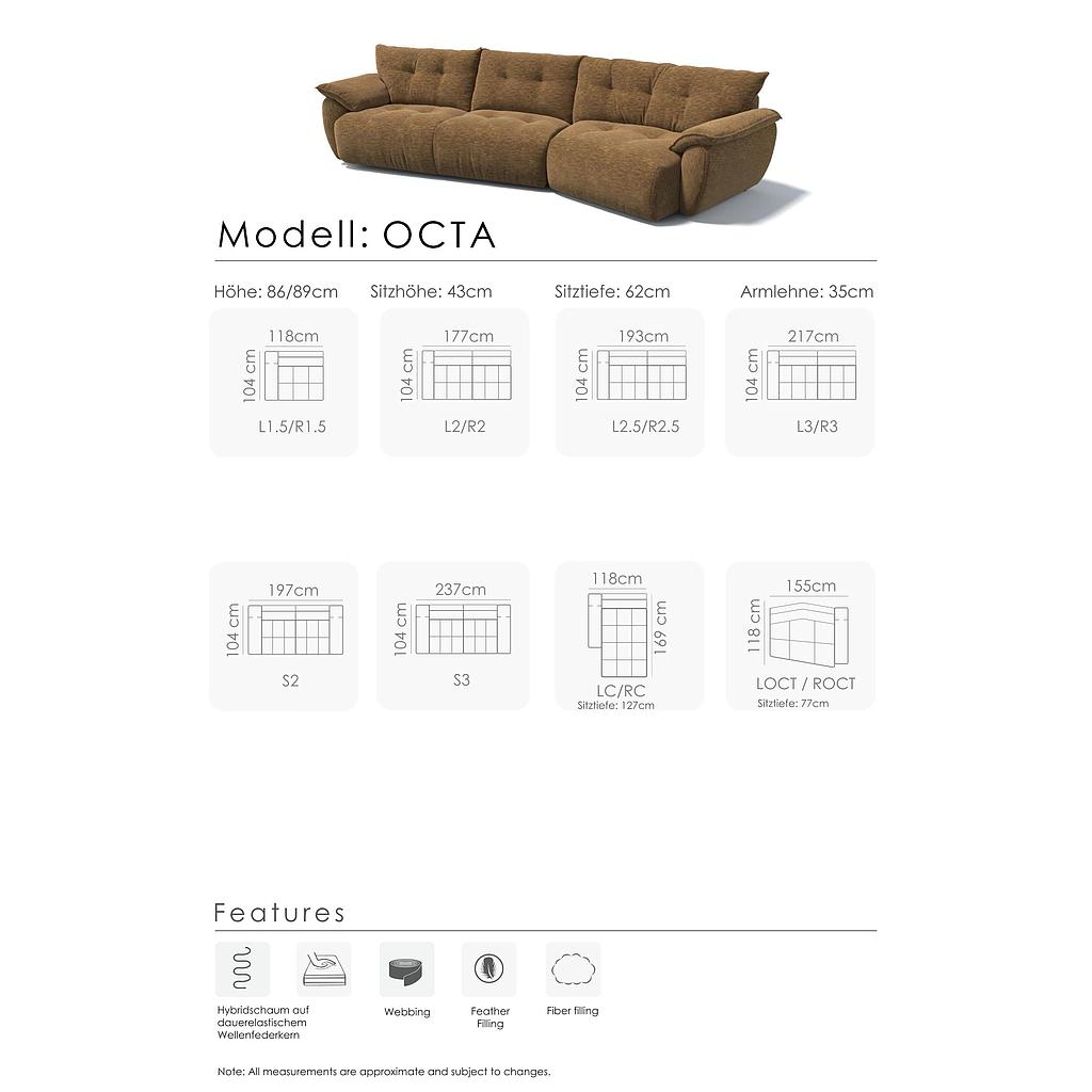 Med/ Sofa Octa